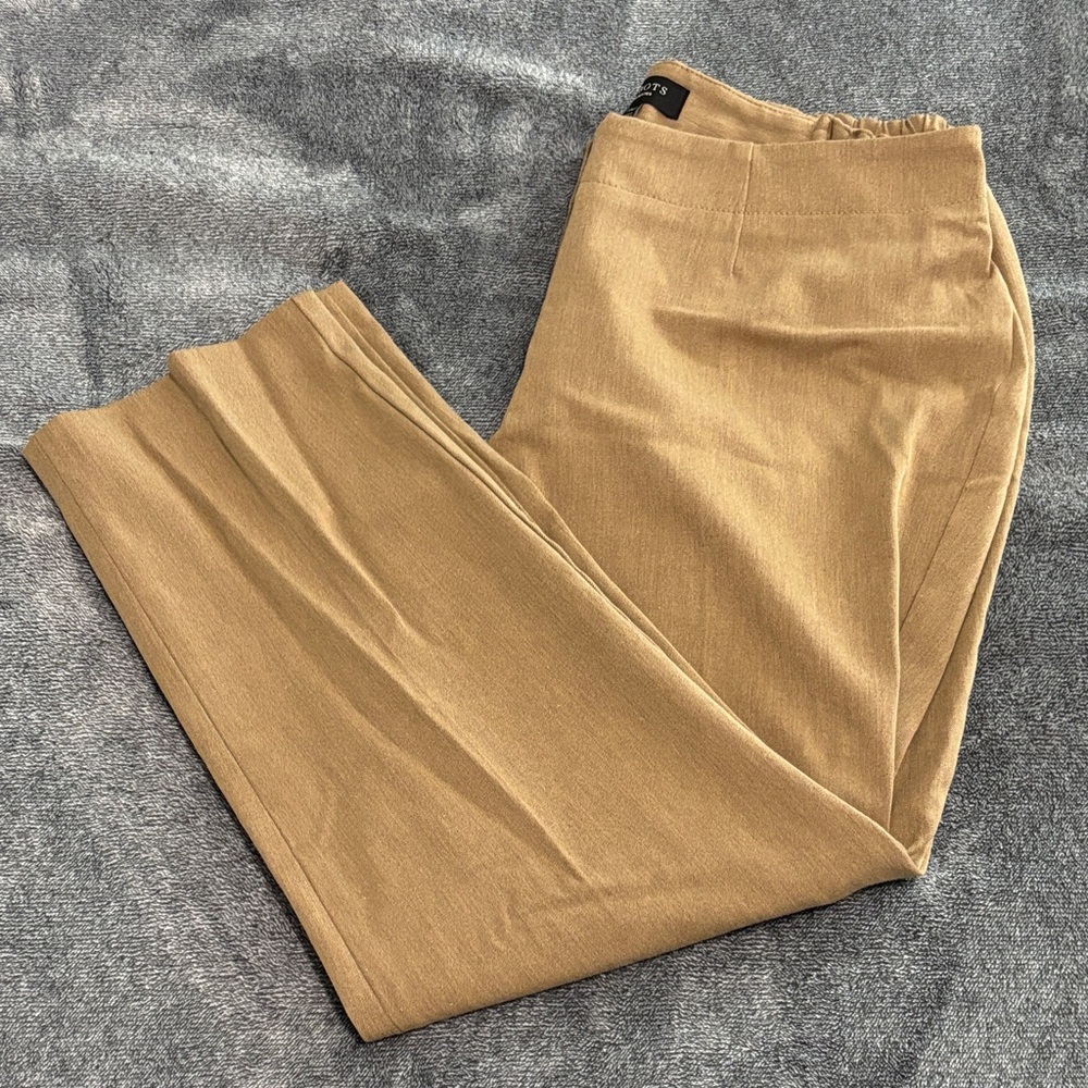 Talbots women’s petite 14 WP trouser/slacks with elastic stretch on sides.